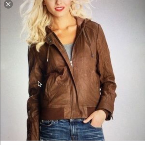 ugg leather jacket